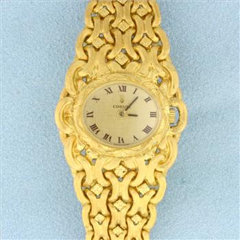 Corum Swiss Watch in Solid 18k Yellow Gold
