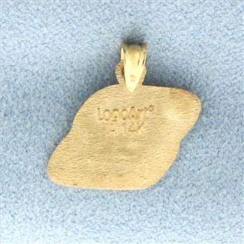 Dale Earnhardt Jr Number 8 Pendant In 14k Yellow Gold