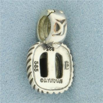 David Yurman Onyx Albion Pendant in Sterling Silver and 14k Yellow Gold