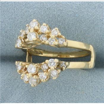Diamond Ring Jacket in 14k Yellow Gold