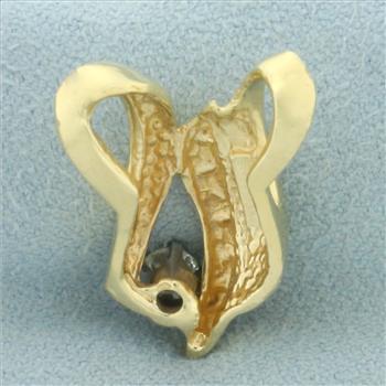 Diamond Slide Pendant in 14k Yellow Gold