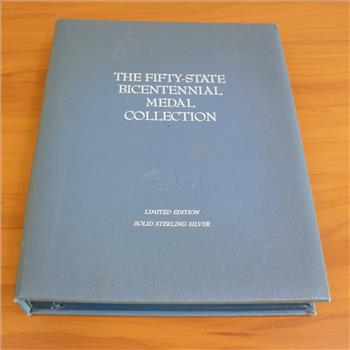 Franklin Mint Complete Fifty-State Bicentennial Medal Collection