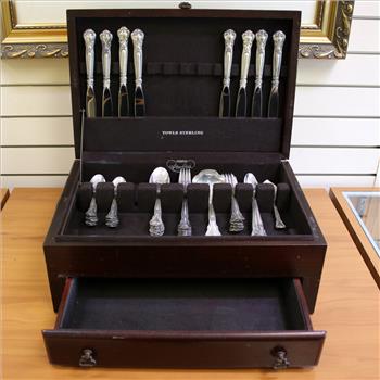Gorham Chantilly Sterling Silver Flatware Set of 57 Pieces