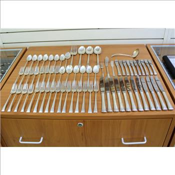 International Serenity Sixty Eight Piece Sterling Silver Flatware Set