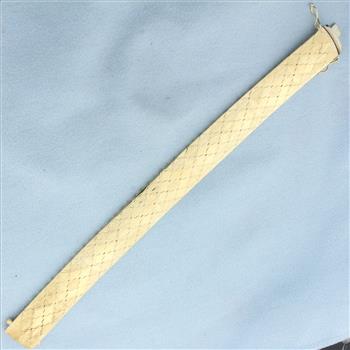 Italian Diamond Pattern Designer Link Wide Bracelet in 14k Yellow Gold