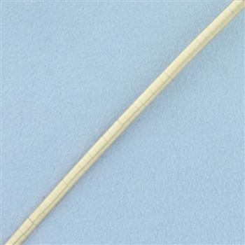 Italian Omega Link Bracelet in 14k Yellow Gold