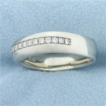 Jean-Francois Albert Diamond Line Ring in 18k White Gold