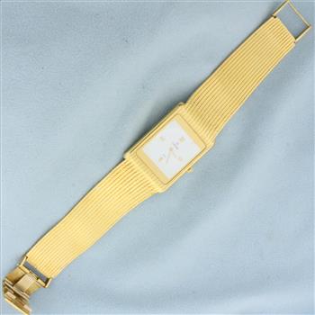 Ladies Concord Dress Wristwatch in Solid 18k Yellow Gold