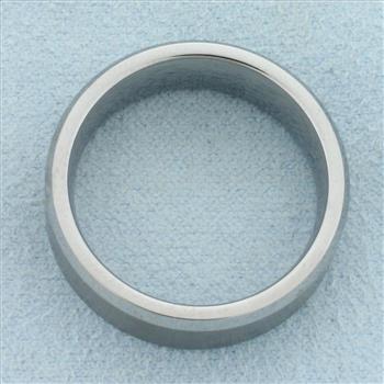 Mens Triton Tungsten Carbide Wedding Band Ring