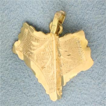 Native American Arrowhead Charm or Pendant in 18k Yellow Gold