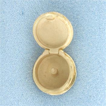 Opening Birthday Cake Charm in 14k Yellow Gold