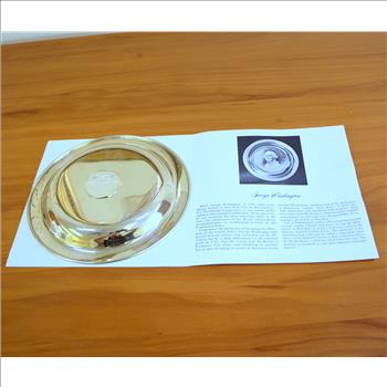 The George Washington White House Historical Association Plate in Sterling Silver