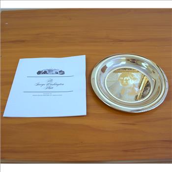 The George Washington White House Historical Association Plate in Sterling Silver
