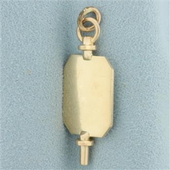 The Illinois Agriculturist Pendant or Charm in 10k Yellow Gold