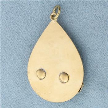 Tower of David Jerusalem Israel Charm or Pendant in 14k Yellow Gold