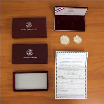 US Mint Kennedy Collector's Silver Uncirculated Coin Set OGP