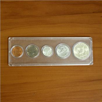 US Mint Uncirculated Franklin Half Dollar 5 Coin Set