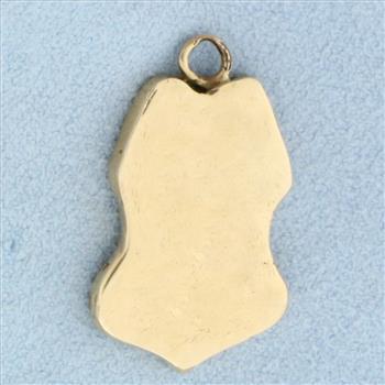 Vintage Baltimore Police Department Pendant in 14k Yellow Gold