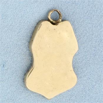 Vintage Baltimore Police Department Pendant in 14k Yellow Gold