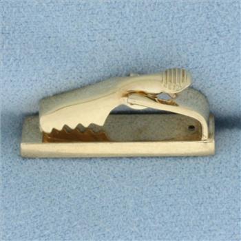 Vintage Tie Clip in 10k Yellow Gold