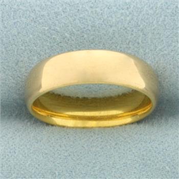 Womens Antique Wedding Band Ring in 22k Yellow Gold