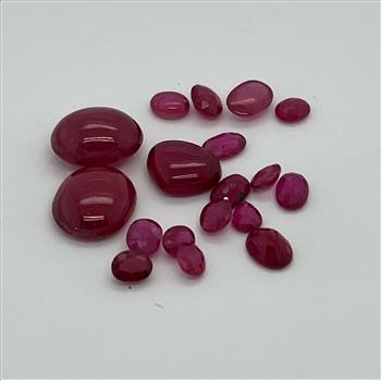 25CTS RUBY GEMSTONE PARCEL