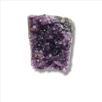 Elegant Brazilian Amethyst Cluster with Cut Base