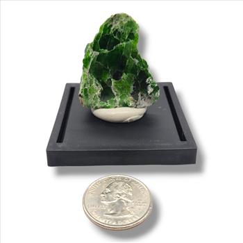 Polished Chromium Diopside Specimen from Russia