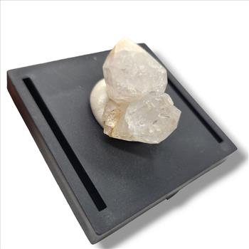 Herkimer Diamond Cluster from Ace of Diamonds Mine in Display Case