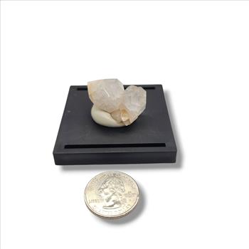 Herkimer Diamond Cluster from Ace of Diamonds Mine in Display Case