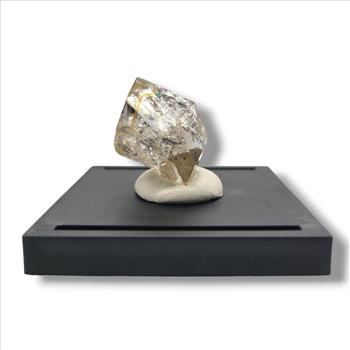  Herkimer Diamond Quartz Crystal with Fluorescent Inclusions from Ace of Diamonds Mine, New York in Display Case