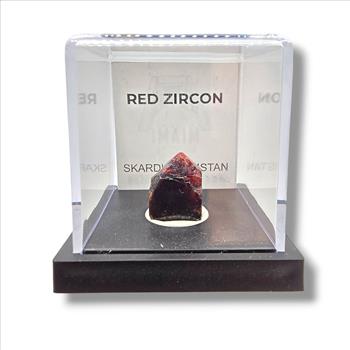 Exquisite Red Zircon Gemstone from Skardu, Pakistan