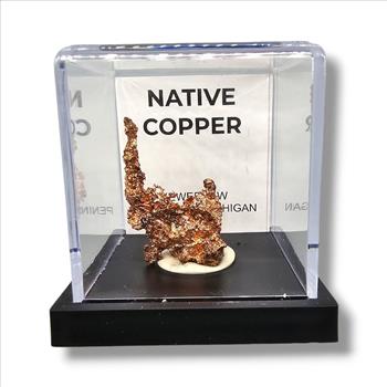 Native Copper from Keweenaw Peninsula, Michigan