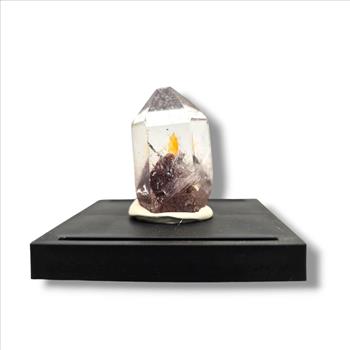 Red Phantom Quartz with Hematite Inclusions