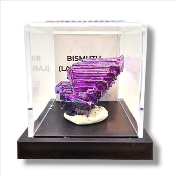 Stunning Lab Grown Bismuth Crystal - A Sculptural Metal Display