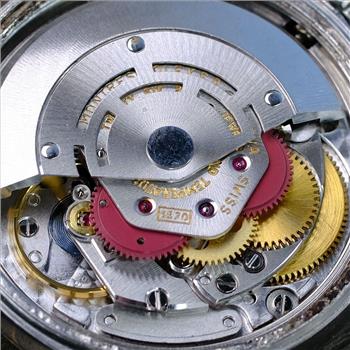 ROLEX MENS DATEJUST STAINLESS STEEL GREEN DIAMOND DIAL ENGINE TURNED 36MM WATCH - PREOWNED