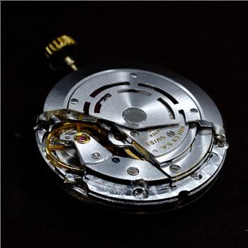 MENS ROLEX DATEJUST WATCH GOLD & STEEL GREEN DIAMOND DIAL 18KY FLUTED BEZEL 36MM-PREOWNED