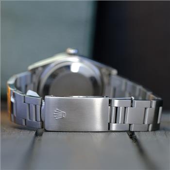 ROLEX OYSTER PERPETUAL AIR KING STAINLESS STEEL CUSTOM TIFFANY DIAL 34MM WATCH - PREOWNED