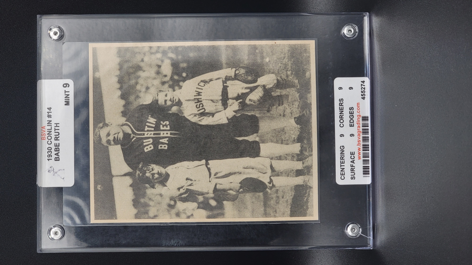 Babe Ruth 1930 Conlin #14 graded Mint 9 | Property Room