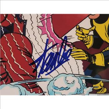 Stan Lee Autographed 11 x 14 poster