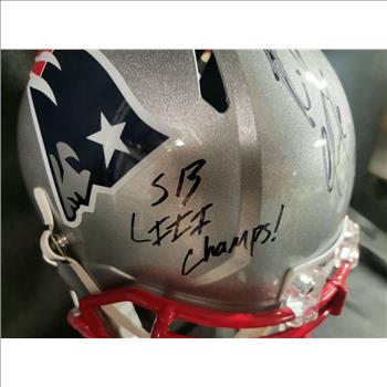 ROB GRONKOWSKI AUTOGRAPHED HELMET W/ INSCRIPTION 1 of 1