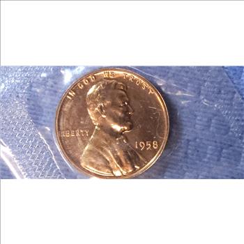 1958 DDO RD Penny ......UNCIRCULATED!!! STILL IN ORIGNAL  MINT PACKAGING!!!