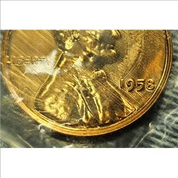 1958 DDO RD Penny ......UNCIRCULATED!!! STILL IN ORIGNAL  MINT PACKAGING!!!