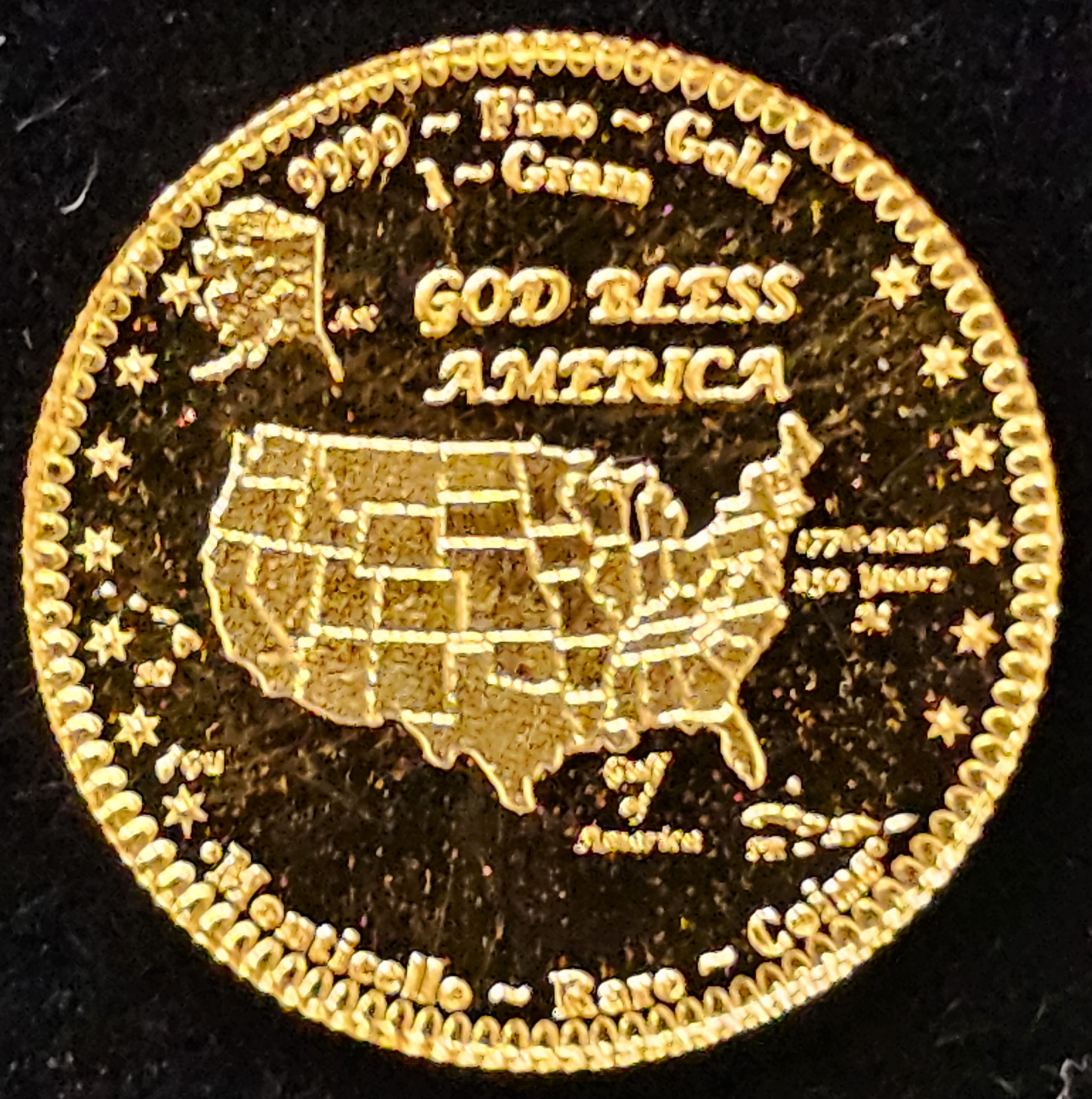 Monticello Gold Medal
