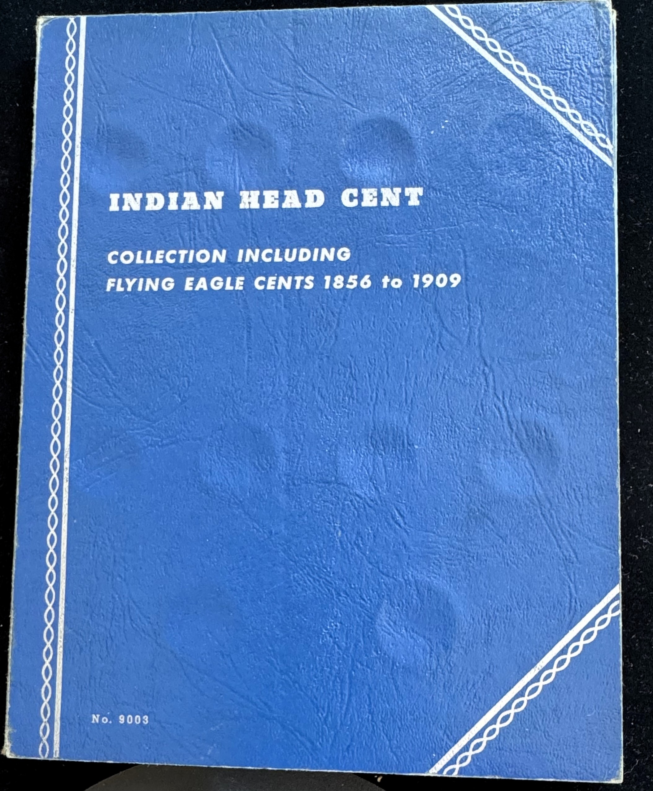 1856-1909 INDIAN HEAD CENT INCOMPLETE COIN SET IN A WHITMAN BOOK