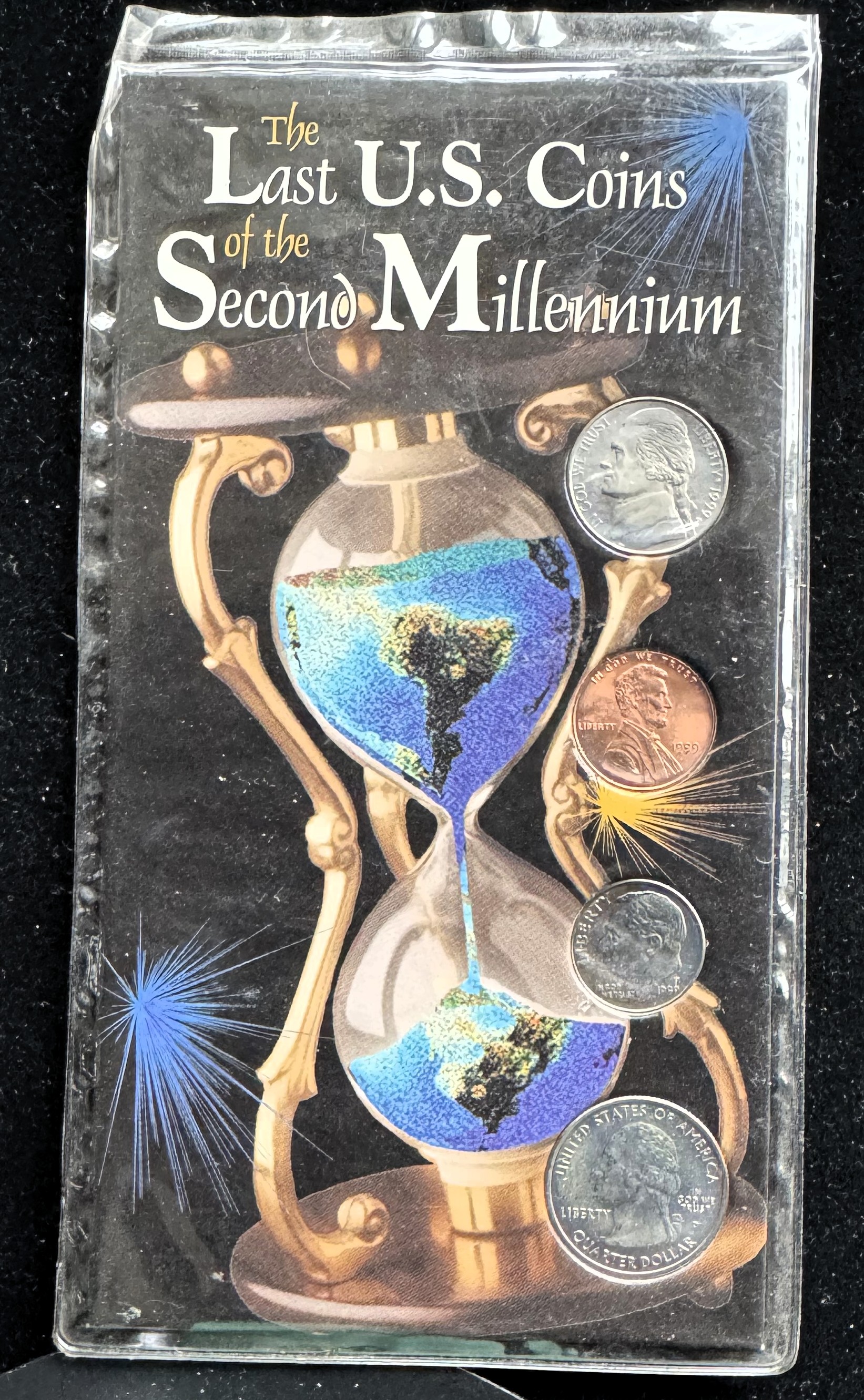 THE LAST US COINS OF THE SECOND MILLENNIUM 4 COIN SET IN SEALED PKG