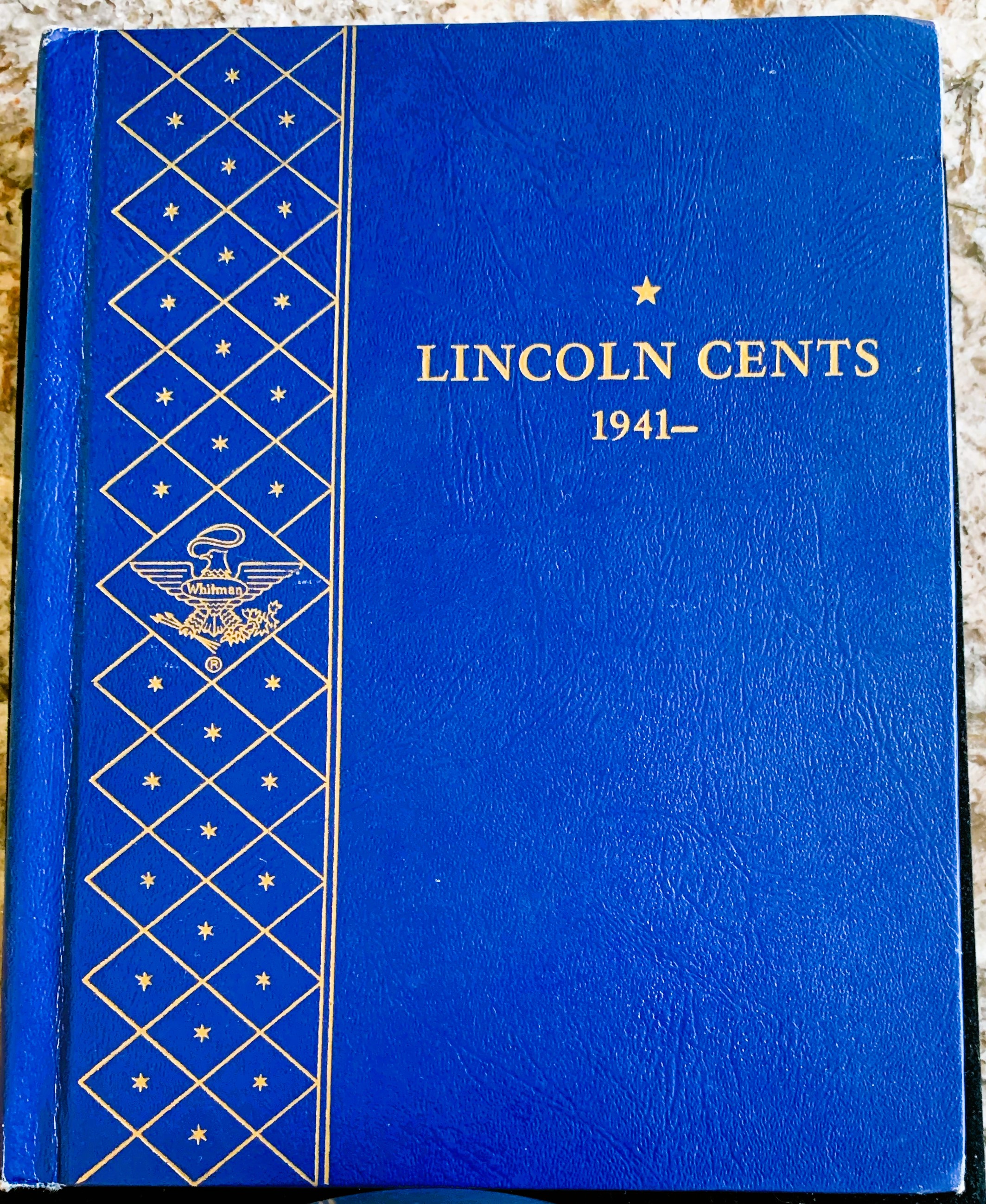LINCOLN CENTS 1941 COMPLETE SET T0 1968S AND FURTHER, IN WHITMAN