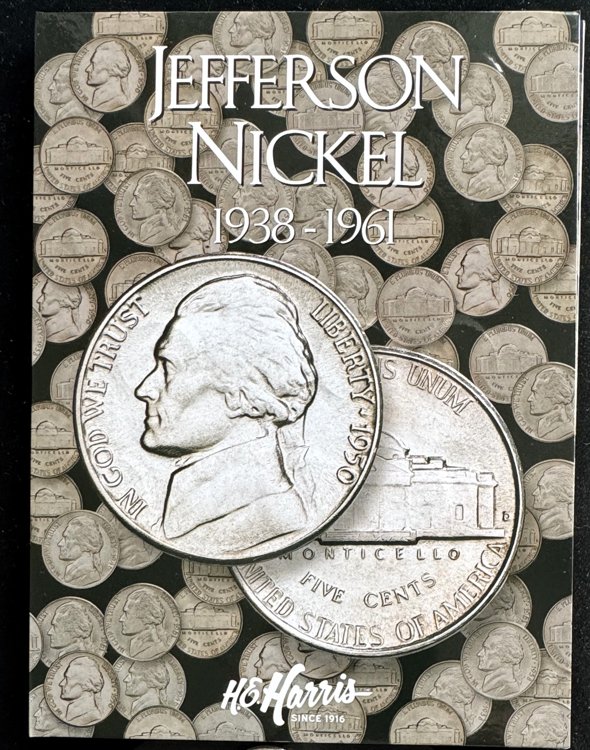 1938-1961 JEFFERSON NICKEL INCOMPLETE COIN SET IN A WHITMAN COLLECTOR BOOK