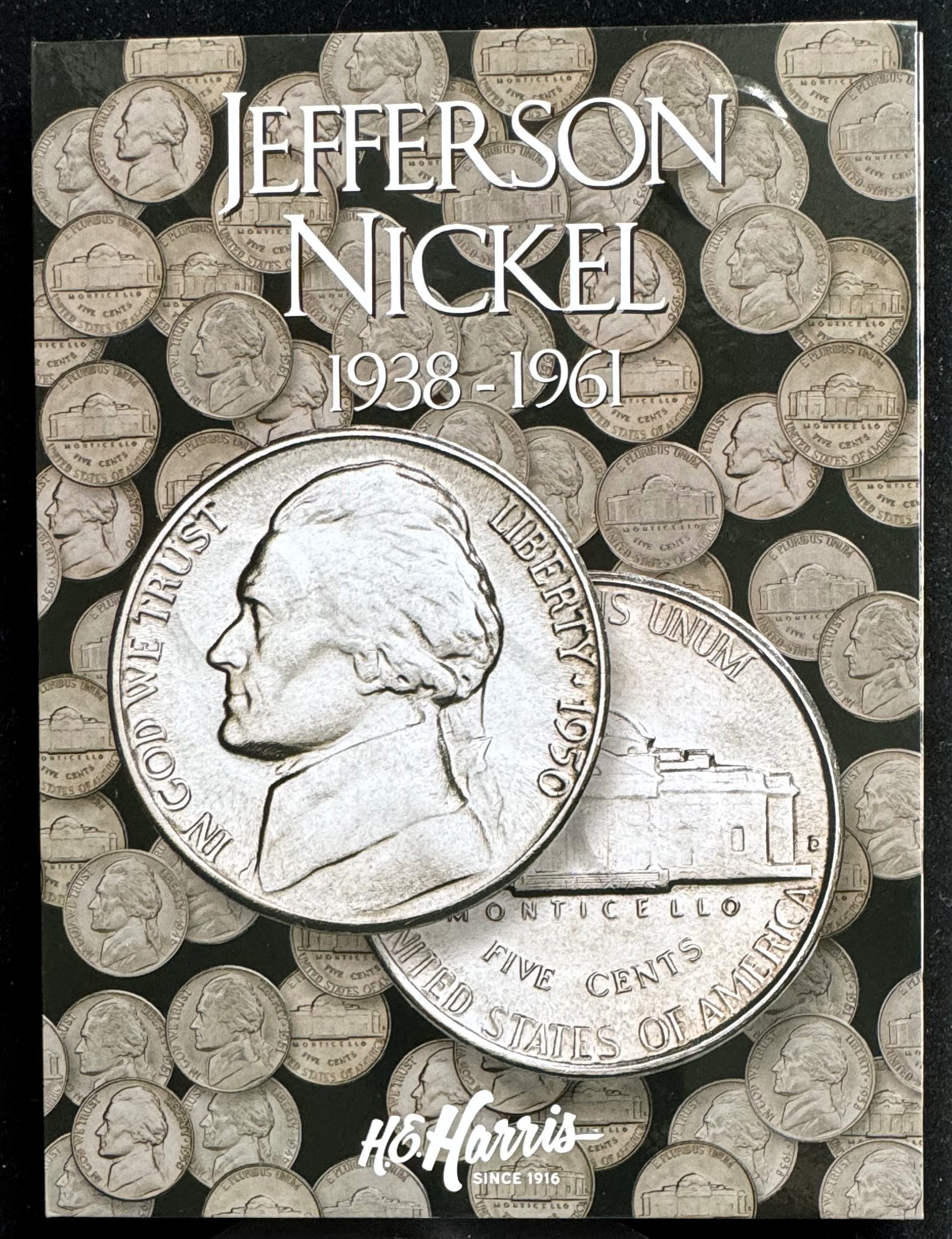 1938-1961 JEFFERSON NICKEL INCOMPLETE COIN SET IN A WHITMAN COLLECTOR BOOK