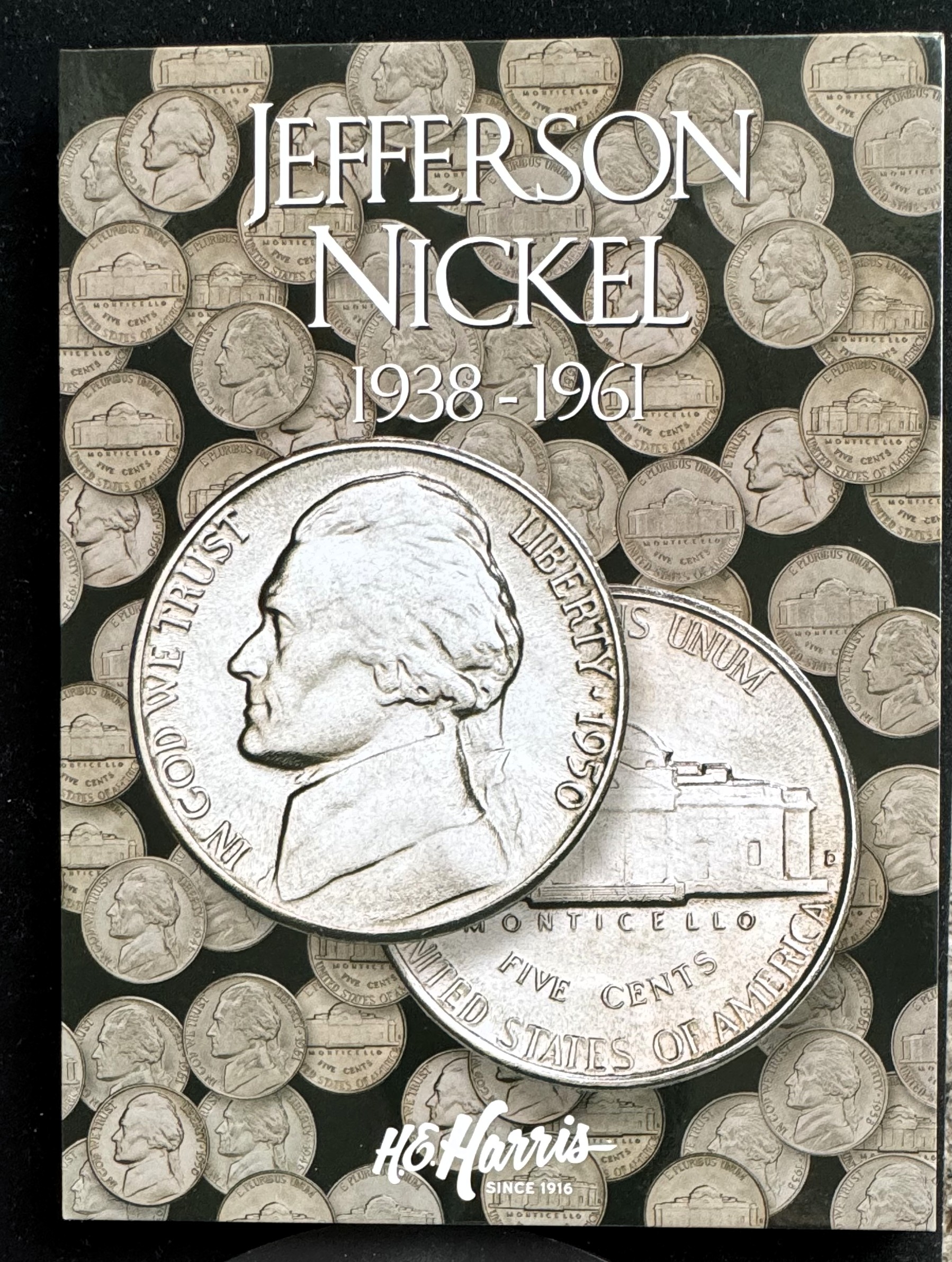 1938-1961 JEFFERSON NICKEL INCOMPLETE COIN SET IN A WHITMAN COLLECTOR BOOK